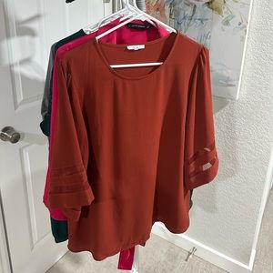 Maurice’s Blouse - 3/4 Sleeve - Light Weight - Size Medium